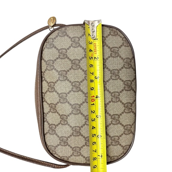 Gucci GG brown mini messenger crossbody bag vintage - Picture 2 of 10